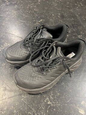 LN! Hoka One One Women's Black Cushioned Running Sneakers. Only worn once.